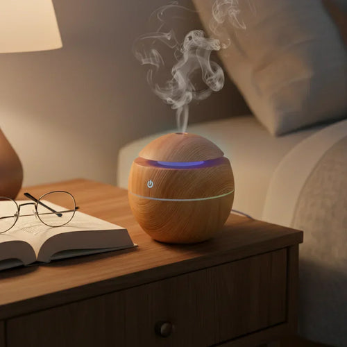 Diffuseur ultrasonique en bois, vue principale