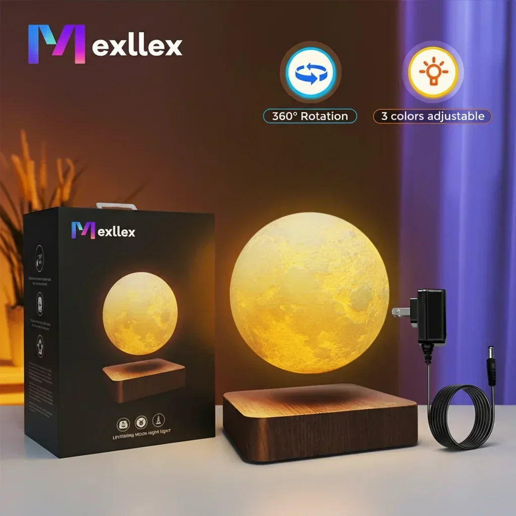 Lampe lune flottante, photo 2